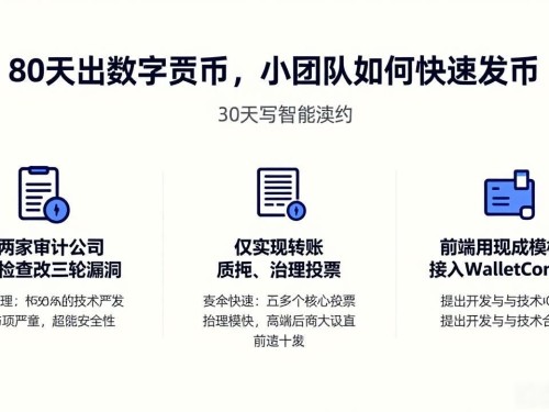 80天出数字货币，小团队如何快速发币