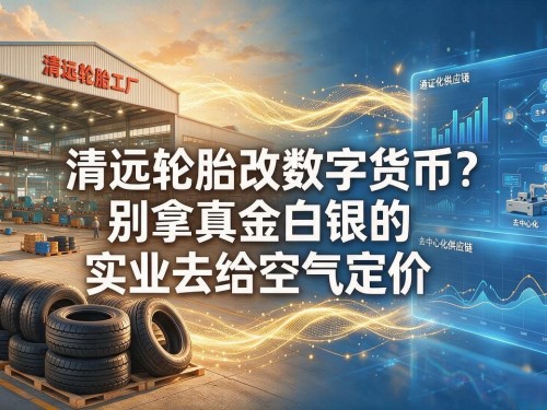 清远轮胎改数字货币？别拿真金白银的实业去给空气定价