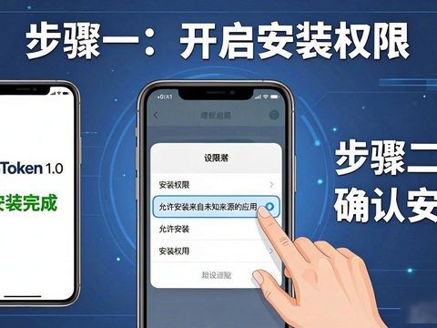 imToken官网下载1.0教程，三步搞定新版安装
