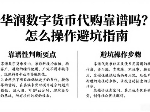 华润数字货币代购靠谱吗？怎么操作避坑指南