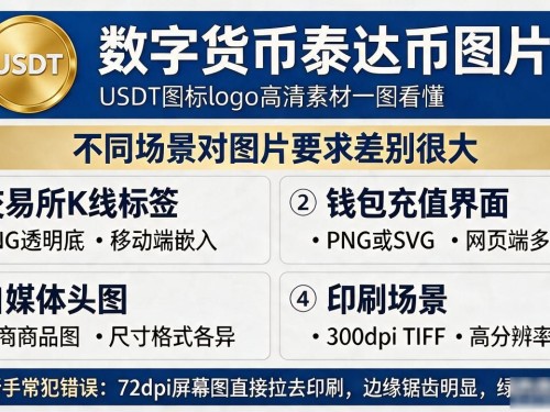 数字货币泰达币图片：USDT图标logo高清素材一图看懂