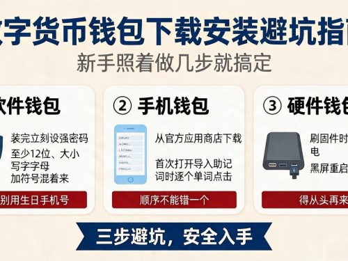 数字货币钱包下载安装避坑指南，新手照着做几步就搞定