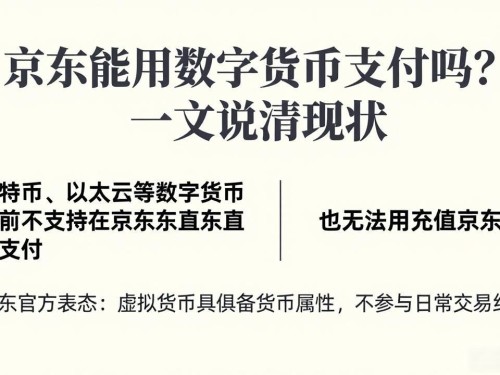 京东能用数字货币支付吗？一文说清现状