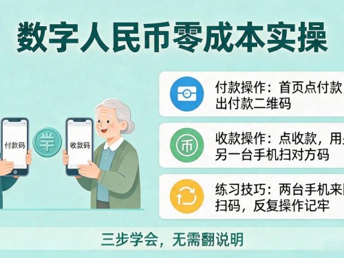 数字人民货币怎么练习？零成本实操步骤，三步就学会