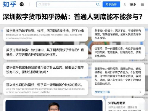 深圳数字货币知乎热帖：普通人到底能不能参与？