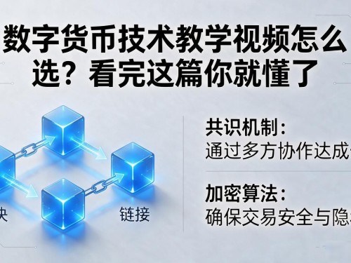 数字货币技术教学视频怎么选？看完这篇你就懂了