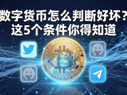 数字货币怎么判断好坏？这5个条件你得知道