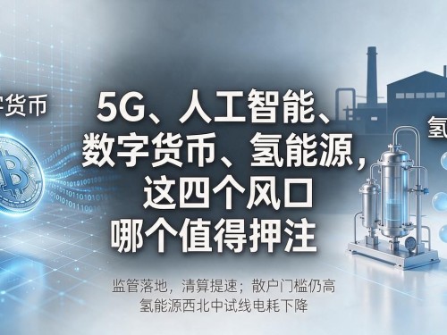 5G、人工智能、数字货币、氢能源，这四个风口哪个值得押注