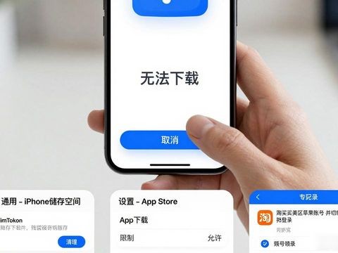 苹果手机imToken下载报错？这些方法能解决