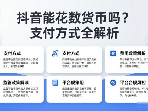 抖音能花数字货币吗？支付方式全解析