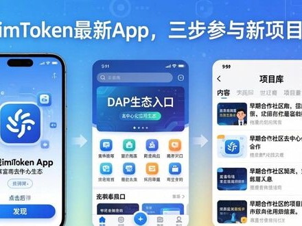 下载imToken最新app，三步参与新项目开发