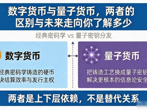 数字货币和量子货币，两者的区别与未来走向你了解多少
