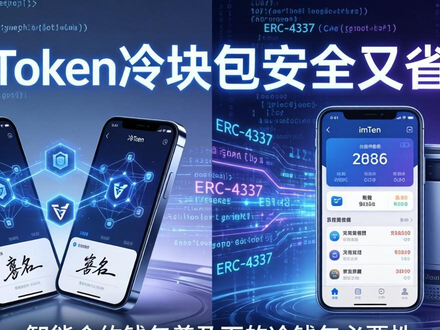 imToken冷钱包怎么用？两部手机离线签名安全又省钱