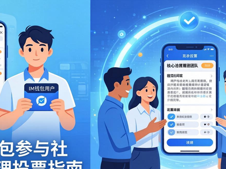 im钱包参与社区治理投票指南 从小白变共建者提升影响力
