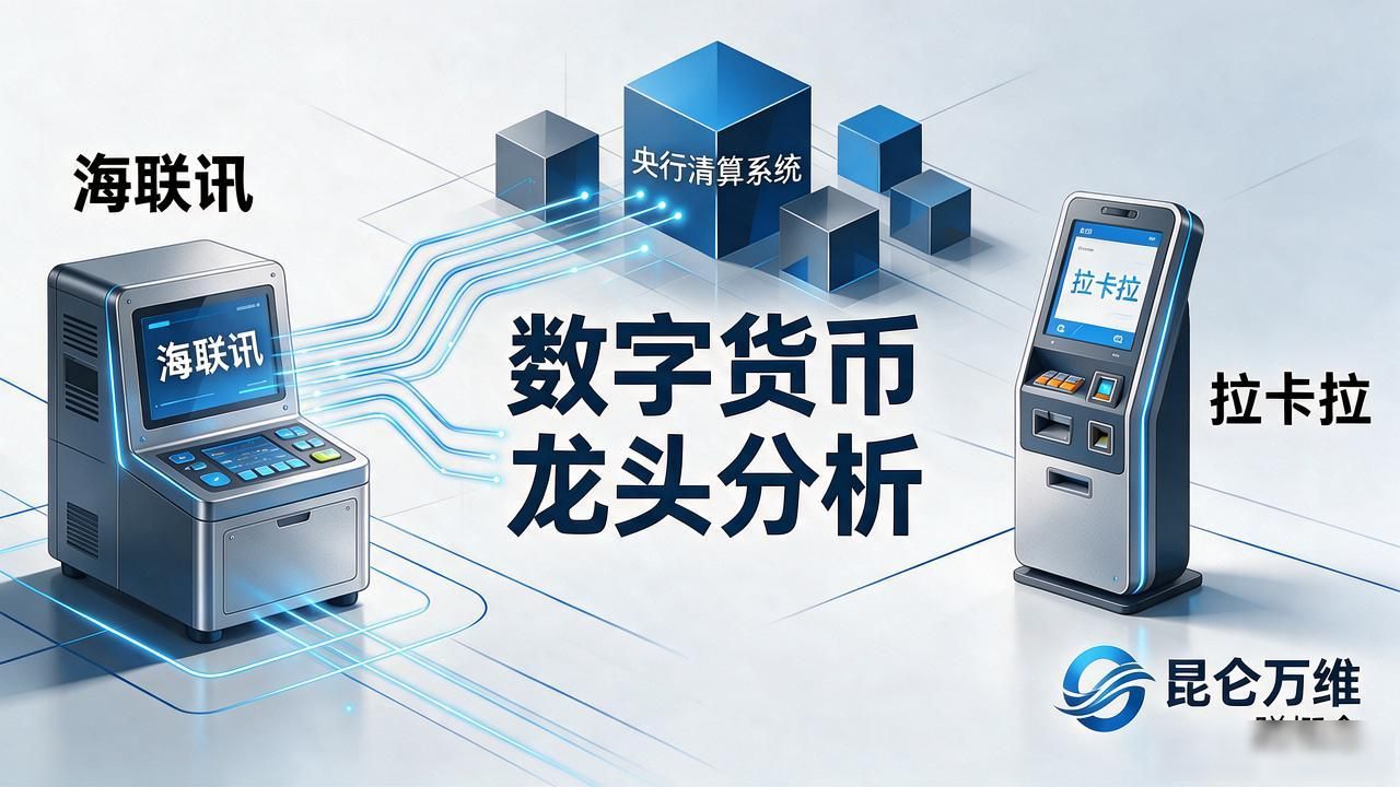 数字人民币支付运营核心股_数字人民币硬件龙头_哪个股是数字货币龙头