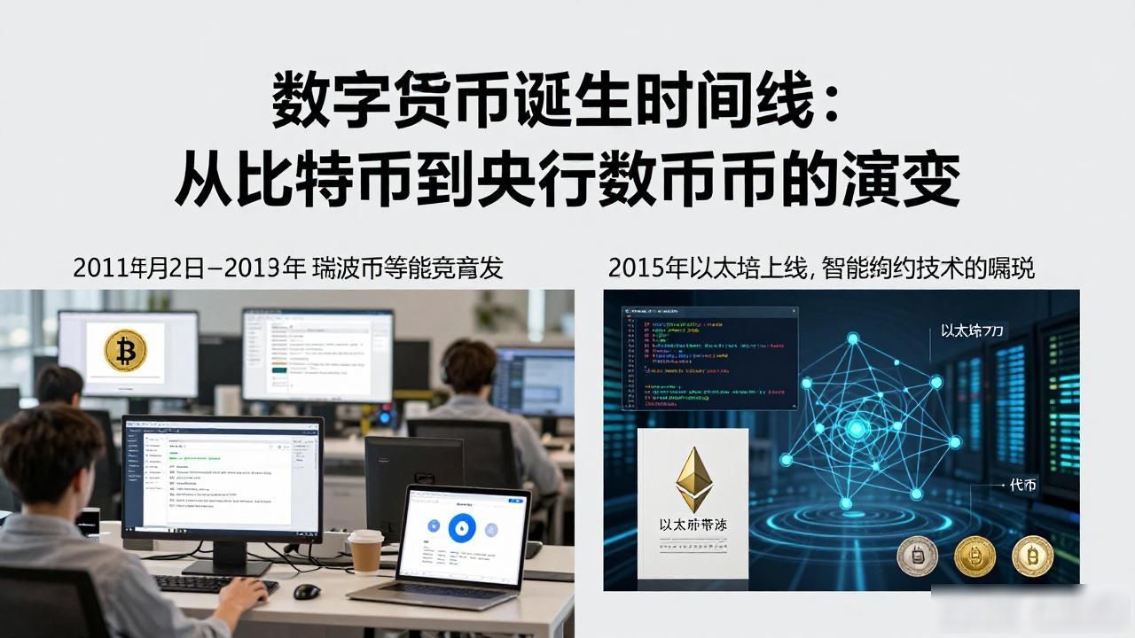 数字货币发展历程_比特币诞生及早期发展_数字货币诞生的时间