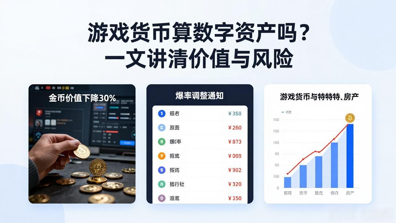游戏货币算不算数字资产_游戏货币的资产属性_游戏货币算数字资产