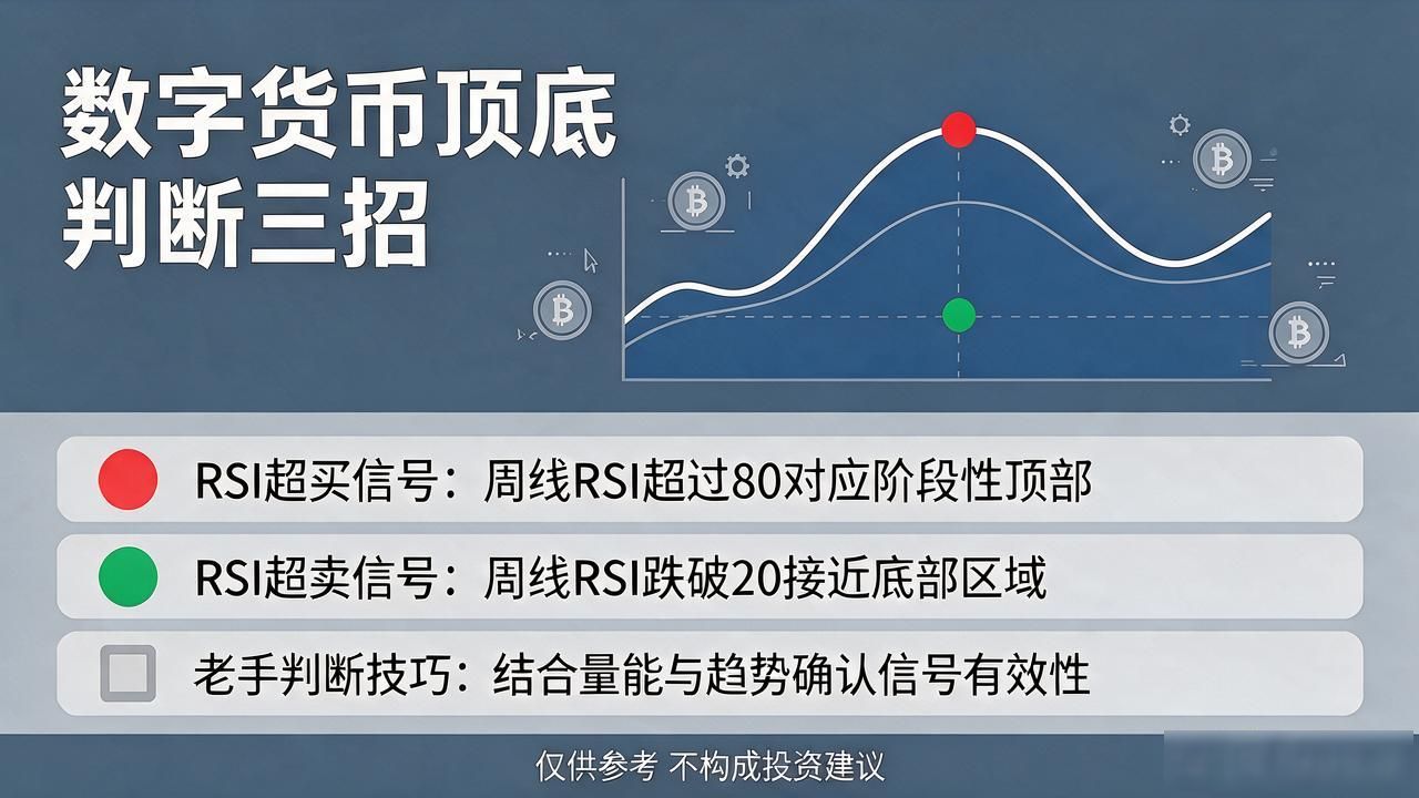 数字货币顶部底部_如何判断数字货币的顶部和底部 比特币减半周期判断加密货币行情 RSI指标判断加密货币顶部底部