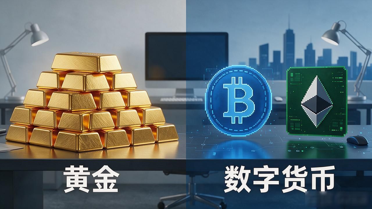 黄金与比特币长期投资价值对比_实物黄金与加密货币资产配置分析_黄金多还是数字货币多