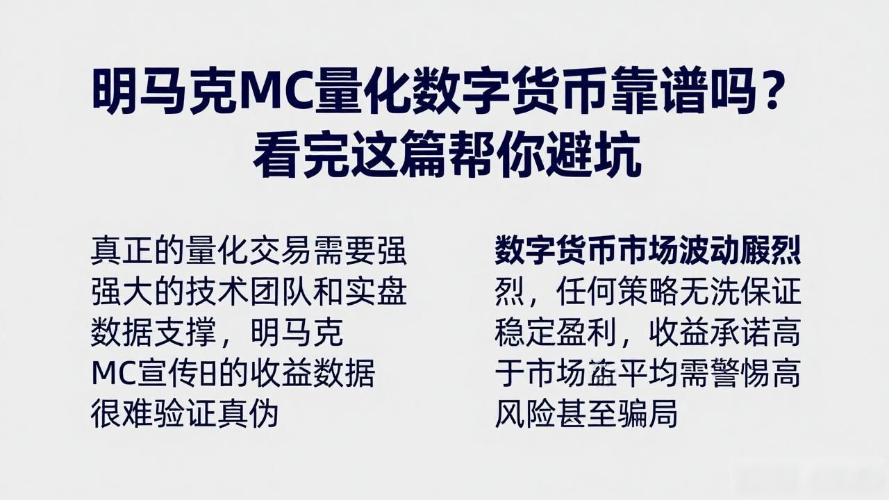 明马克MC量化数字货币平台可靠性分析_量化交易平台背景调查_明马克mc量化数字货币靠谱吗