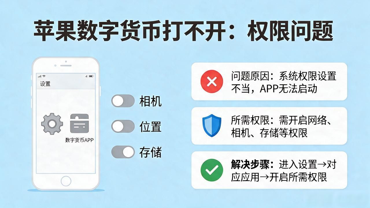 苹果数字货币打不开_苹果数字货币无法打开解决方法_苹果数字货币打不开原因