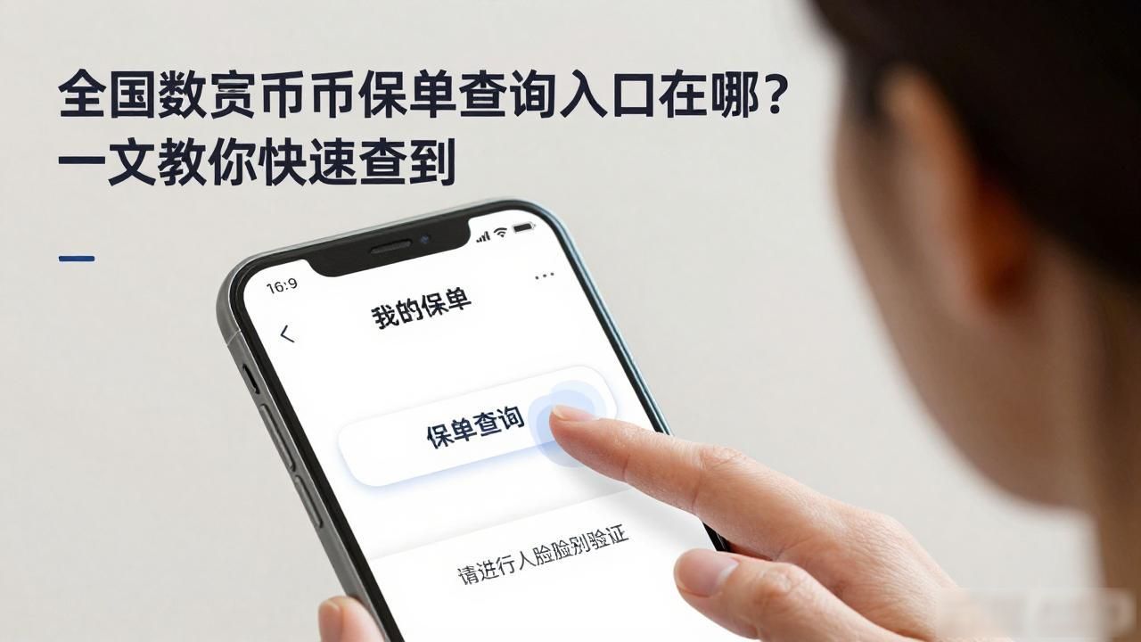数字货币保单查询方法_保险公司官网查保单流程_全国数字货币保单查询
