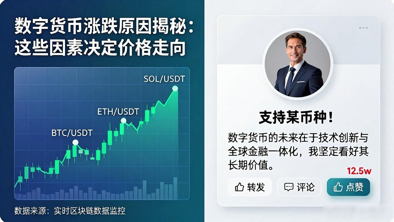 数字货币市场波动因素_数字货币涨跌原因_数字货币因为啥涨跌