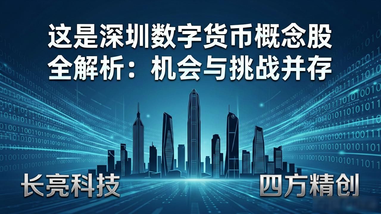 深圳的数字货币股_深圳数字货币上市公司_长亮科技四方精创