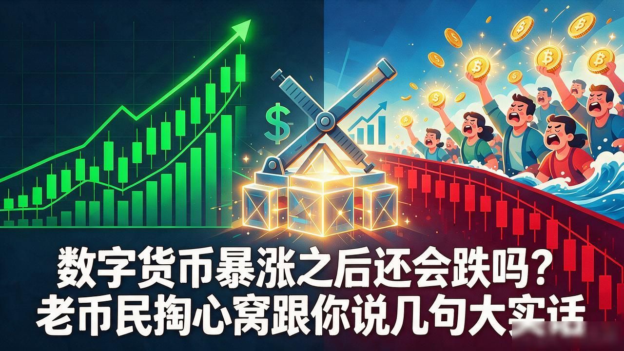 数字货币暴涨后会不会跌_数字货币暴涨会跌吗_炒币十年经验分享