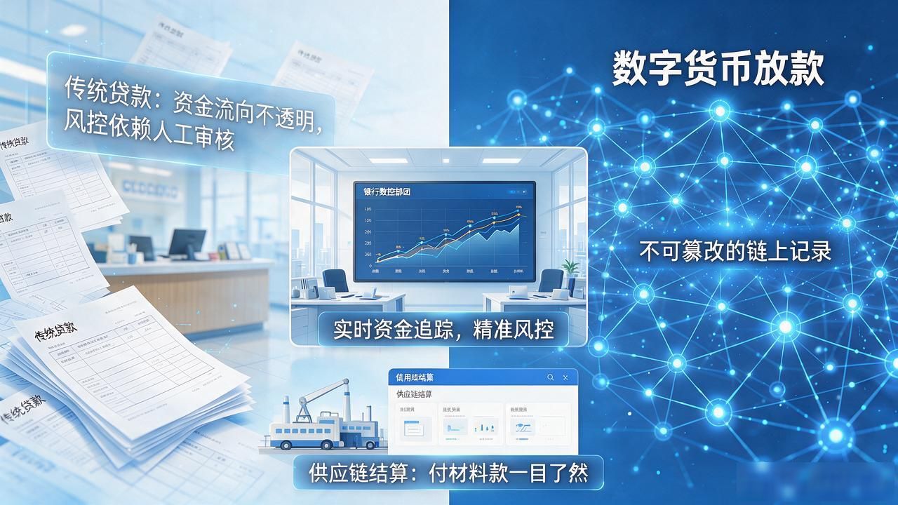 银行数字货币放款_数字人民币贷款流程_数字货币放款
