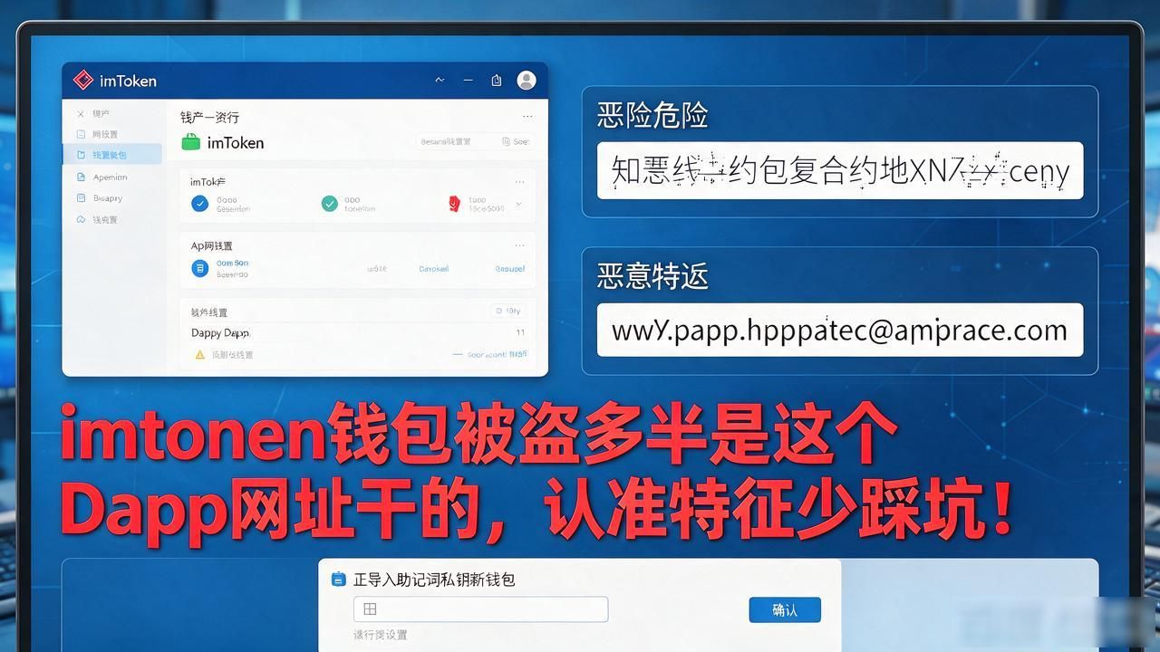 imtoken被盗Dapp网址_imtoken钱包安全防范_恶意Dapp钓鱼链接识别