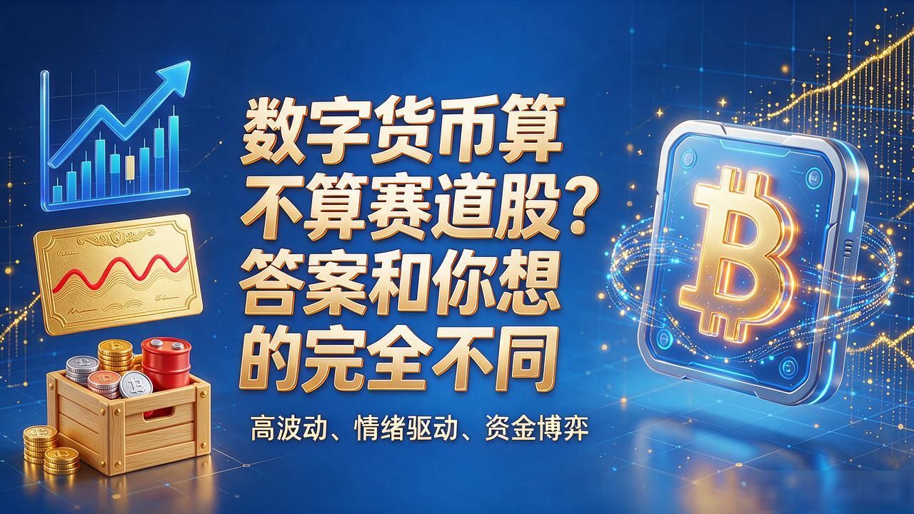 数字货币与股票区别_加密资产投资逻辑_数字货币属于赛道股吗