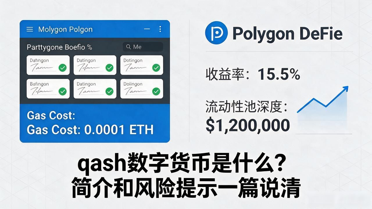 QASH Polygon DeFi质押收益流动性挖矿_qash数字货币简介_QASH代币分配团队预留流动性池占比