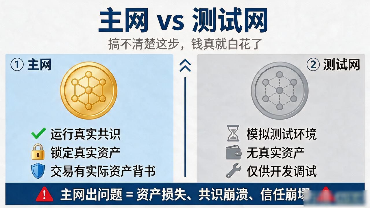 全网与主网区别_区块链开发_数字货币全网和主网