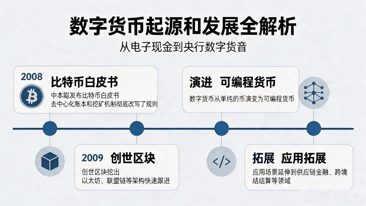 CBDC法定数字货币落地进程与主权货币体系_数字货币发展历史从电子现金到央行数字货币_数字货币起源和发展