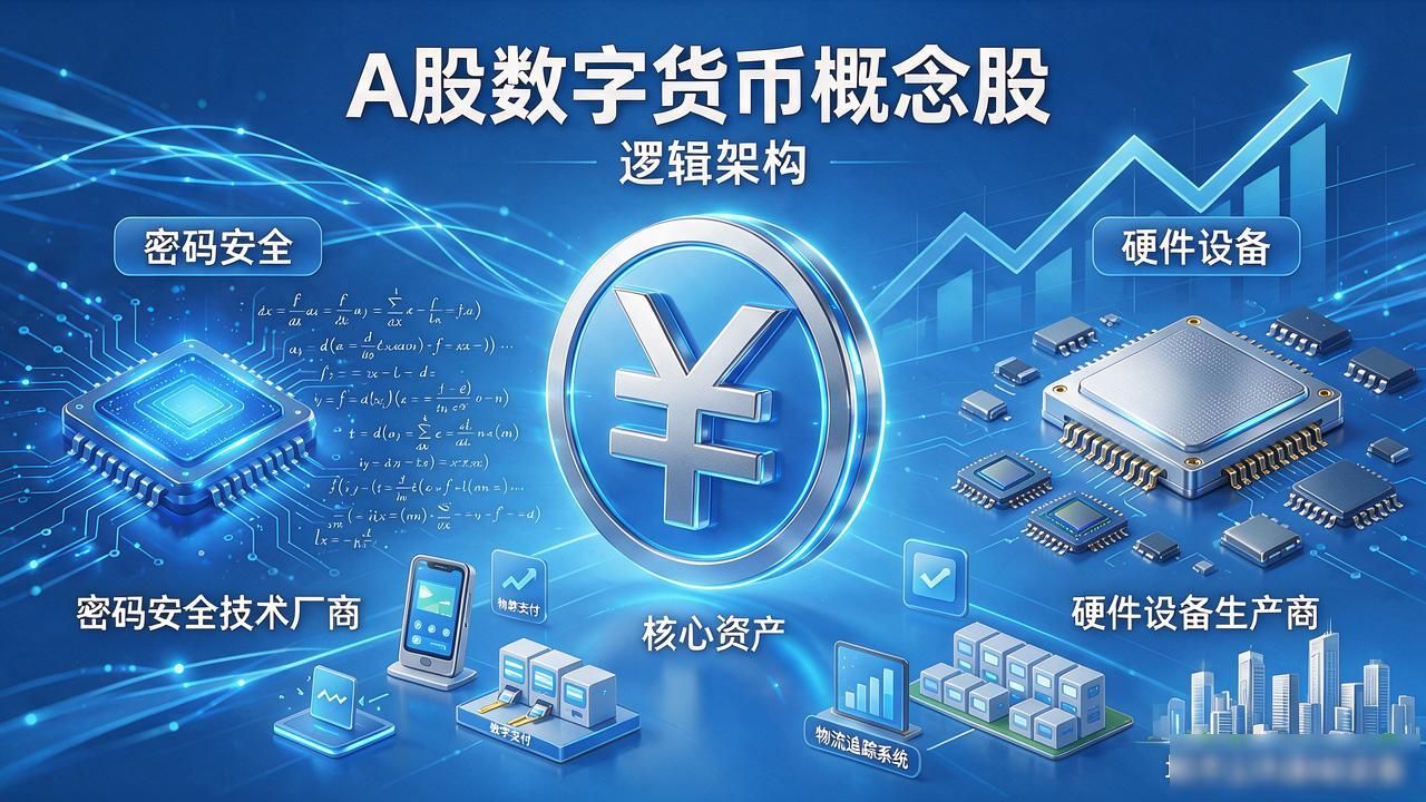 央行数字人民币试点受益的A股上市公司_a股数字货币分析_数字货币产业链各环节受益企业