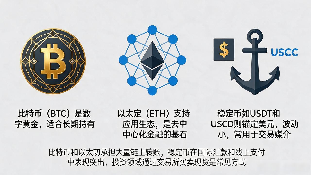 普通人如何全面了解数字货币 数字货币的核心优势与主要类型 数字货币投资入门基础知识_广泛数字货币