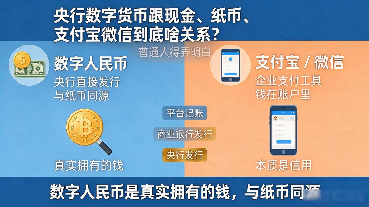 数字人民币和支付宝微信的区别_数字人民币与比特币的区别_数字货币 相关货币