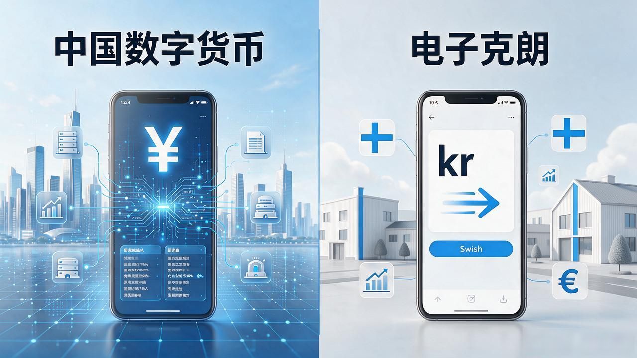 数字人民币跨境结算_中国数字货币与克朗_瑞典电子克朗搁置原因