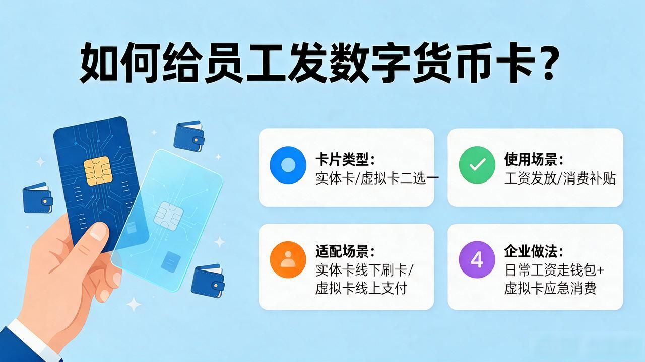 怎样发放数字货币卡片_数字货币卡的发放操作步骤_企业如何合规发放数字货币卡